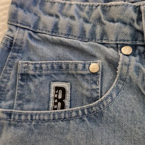 The Ragged Priest Light Blue Wide Leg Jeans - Picture 5 of 7